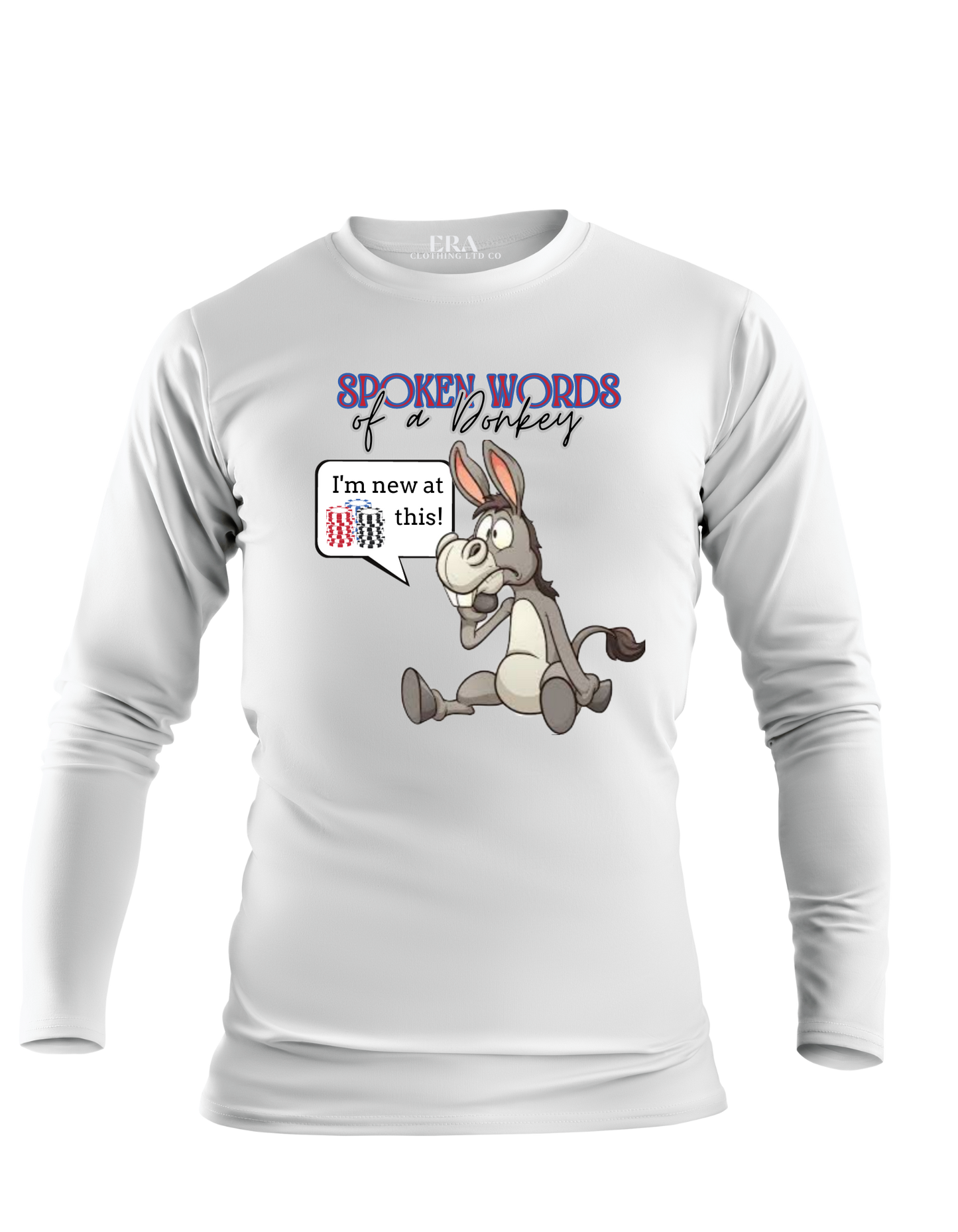 Donkey Sayings Poker Customizable Long Sleeve